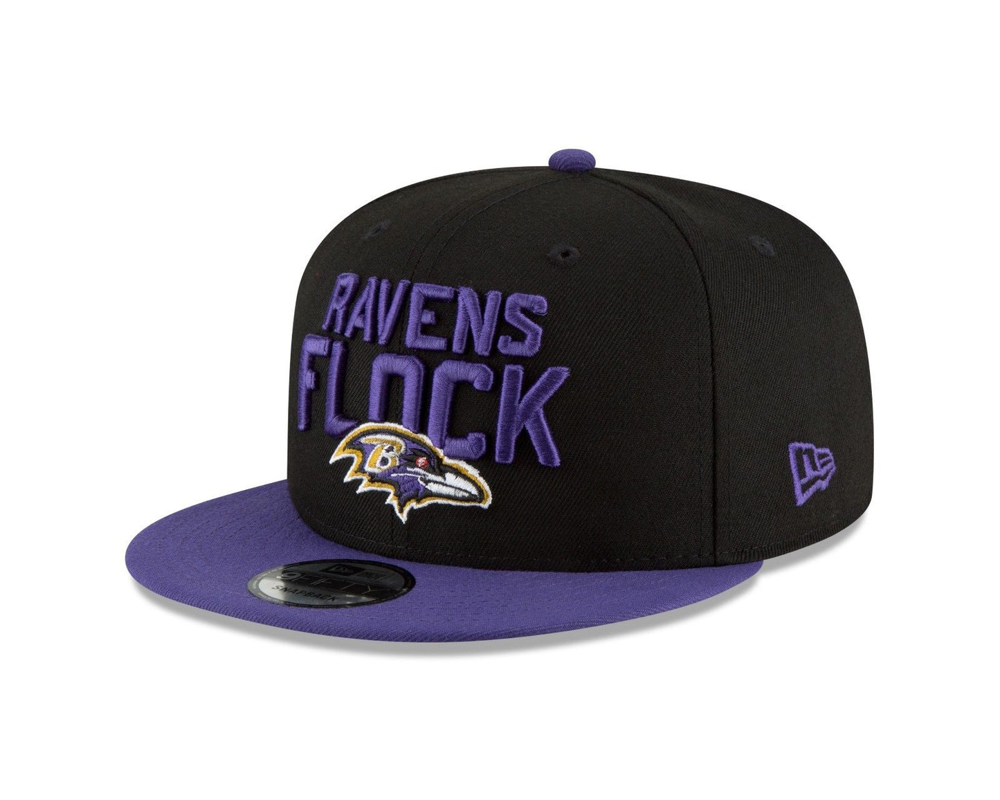 Baltimore Ravens New Era 2018 NFL Draft Spotlight 9Fifty Snapback Hat - Black