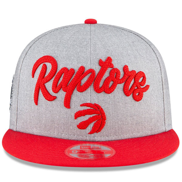 Toronto Raptors New Era 2020 NBA Draft Official On-Stage 9FIFTY Snapback Hat - Heather Gray