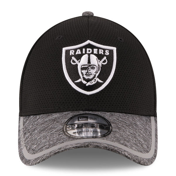 Oakland Raiders New Era NFL 2016 Training 39Thirty Flex-Fit Hat - Black