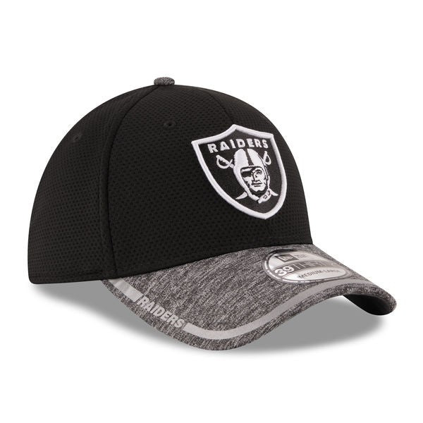 Oakland Raiders New Era NFL 2016 Training 39Thirty Flex-Fit Hat - Black