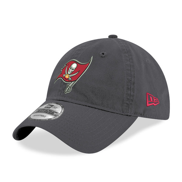 Tampa Bay  New Era Super Bowl LV Bound Side Patch 9Twenty Strapback Hat - Pewter