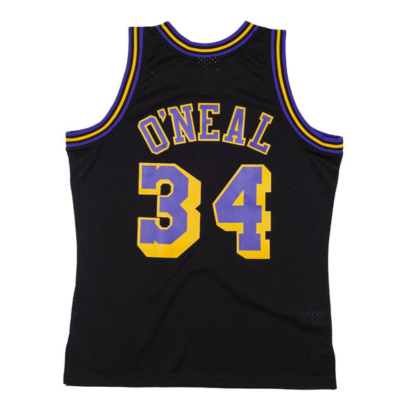 Shaquille O'neal Los Angeles Lakers 1996-97 Mitchell & Ness HWC RELOAD Swingman Jersey - Black