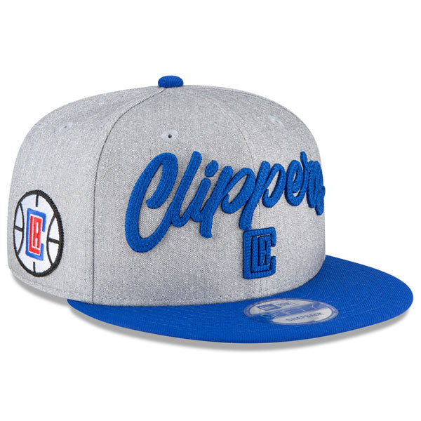 Los Angeles Clippers New Era 2020 NBA Draft Official On-Stage 9FIFTY Snapback Hat - Heather Gray
