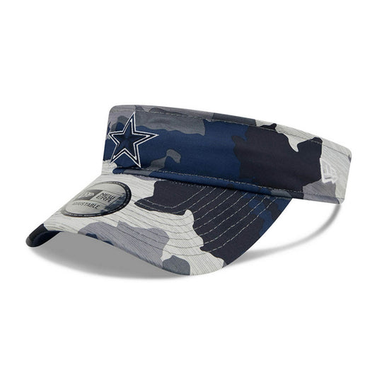 Dallas Cowboys New Era Official 2022 NFL Training Camp Adjustable Visor - Camo