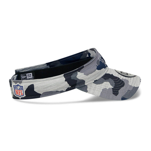 Dallas Cowboys New Era Official 2022 NFL Training Camp Adjustable Visor - Camo