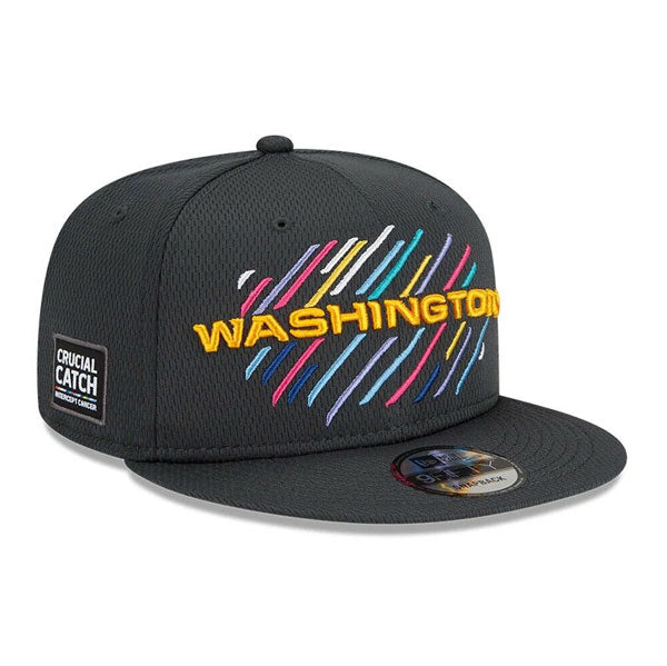 Washington Football Team New Era 2021 NFL Crucial Catch 9Fifty Snapback Adjustable Hat - Charcoal