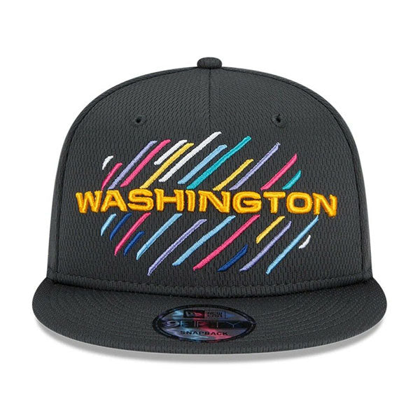 Washington Football Team New Era 2021 NFL Crucial Catch 9Fifty Snapback Adjustable Hat - Charcoal